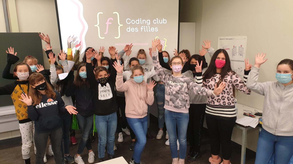 L'atelier "Coding Club des Filles" s'est déroulé ce week-end à Vouvry